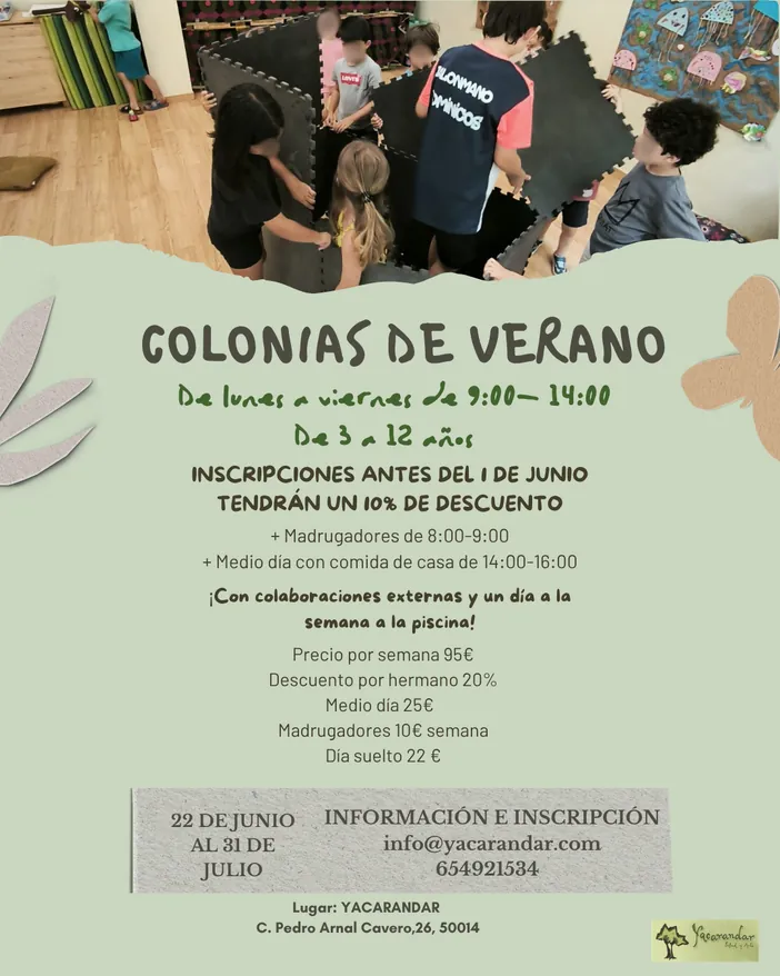 Colonias verano 2026