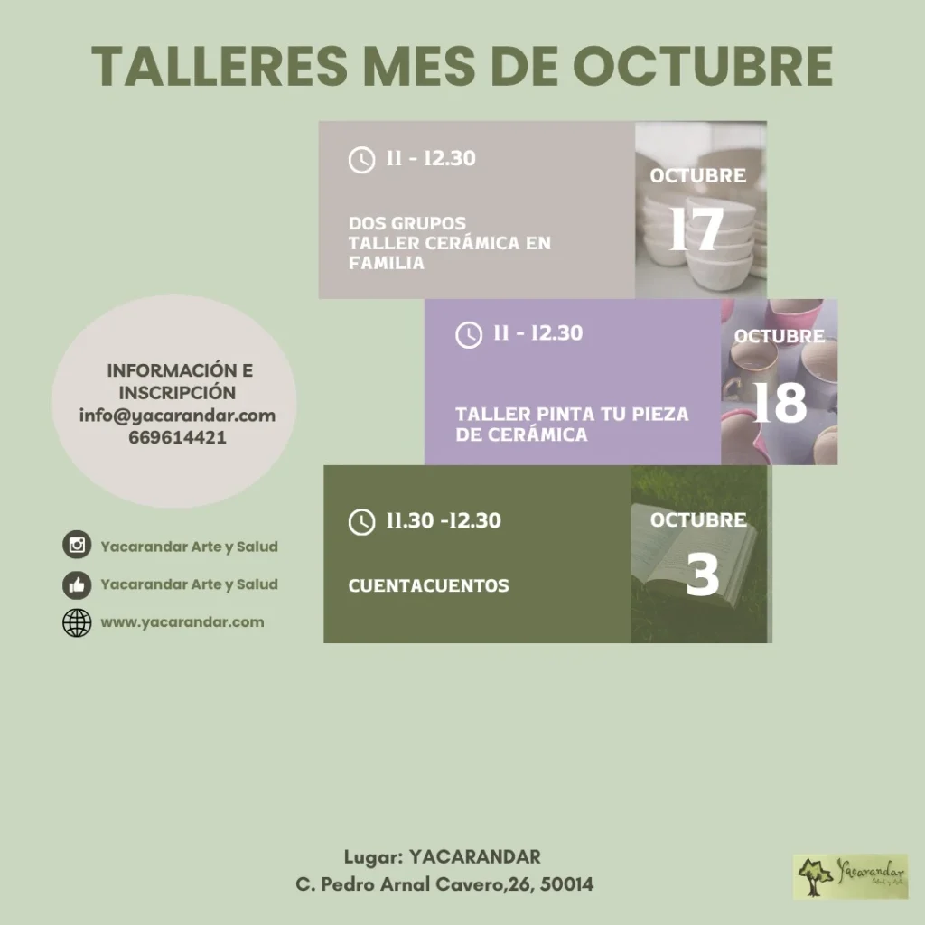 talleres octubre 26